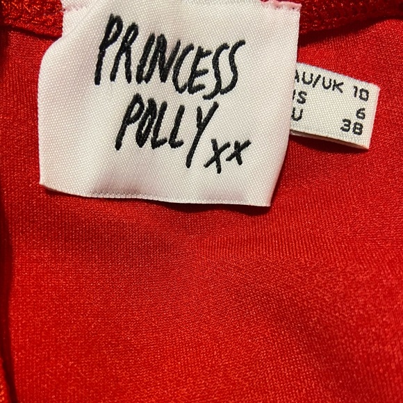 Princess Polly Red Midi Dress - Picture 8 of 9